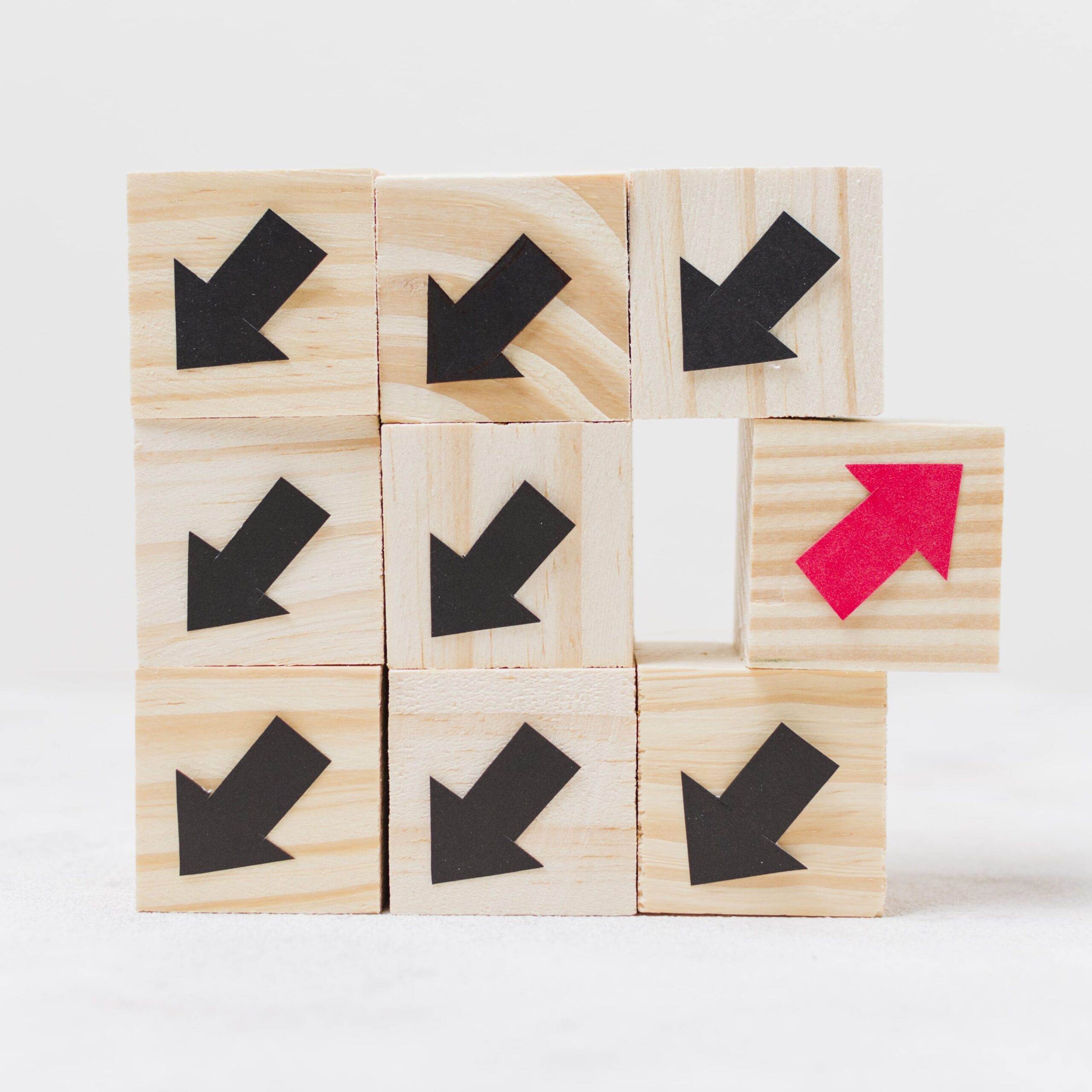 wooden-cubes-with-arrows-originality-concept